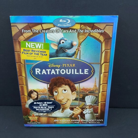 Ratatouille Disney Pixar Blu Ray DVD Case in Good Condition w/ Cardboard Sleeve - Picture 1 of 6